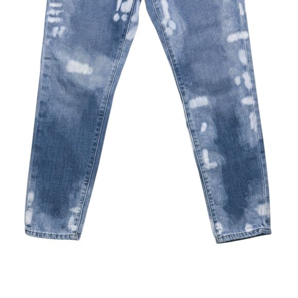 Ralph Lauren Women's Jeans Size 6 Blue Bleached Acid Wash Stretch Skinny Denim - Picture 5 of 8